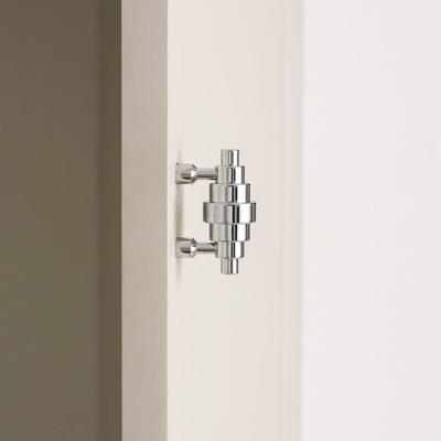 INDOORS不止黄铜包豪斯风柜门把手银色衣柜门鞋柜抽屉个性小拉手