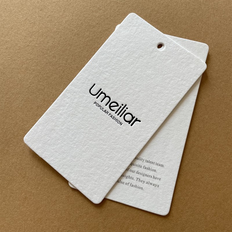 吊牌定做 服装衣服女装吊牌卡片订做 挂牌标签定制