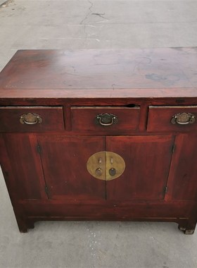 民俗老物件怀旧收藏老佛柜复古装饰农村I旧货杂项摆件老桌影视道