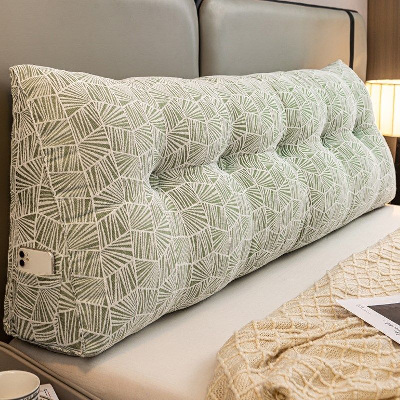 春夏季棉麻床头靠垫2024年新款床上软包防撞大靠V背飘窗护腰靠枕,居家布艺,床头靠垫,淘宝优惠券,粉丝福利购,淘宝优惠卷