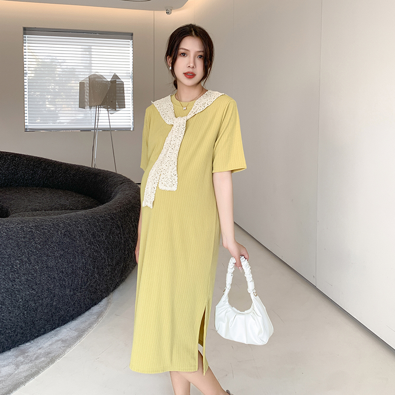 孕妇夏装连衣裙夏季长款高品质孕妇装夏款2023R新款时尚t恤裙子韩