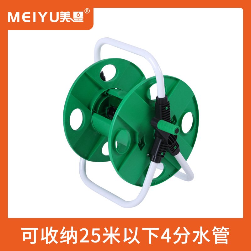 厂家直销中号45米便携式水管车水管收纳架卷线盘花园收纳器园林