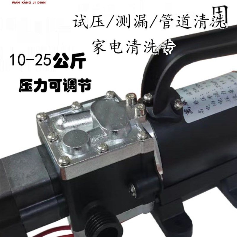 家电管道清洗设备专用水泵洗车蒸汽打压侧L漏循环增压大功率隔膜