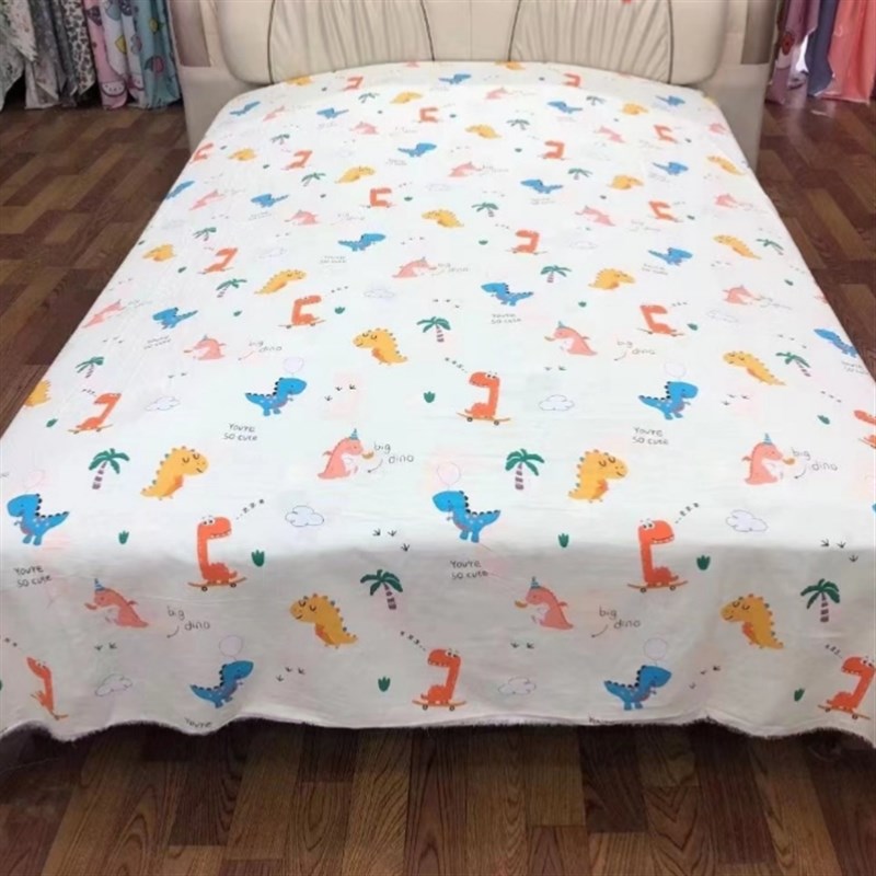 定做纯棉被套单件150x200x230学生宿舍单人幼儿园被罩褥子罩枕套