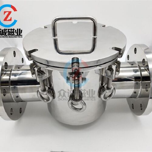 定制流体管道除铁器 管道除铁器 液体管道除铁器R 浆料金属分离器