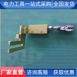 厂销作业并沟i夹夹头电力施w工夹持线具电缆固定线工头品