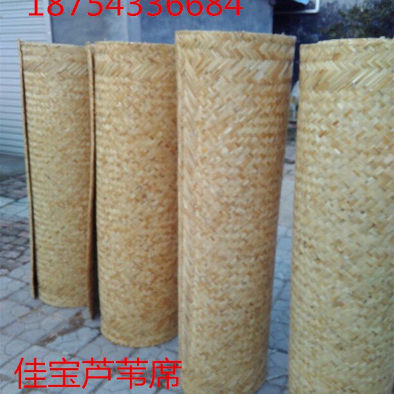 草编芦苇席农村土火炕席吊顶复古装修装饰家用老式土草席床席