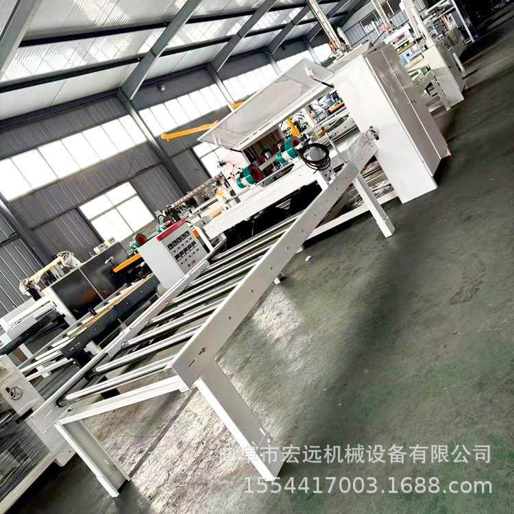 pvc发泡板密度板宣高速纸贴纸机双面滚胶贴面机自动进板自动码垛,五金/工具,机床,淘宝优惠券,粉丝福利购,淘宝优惠卷