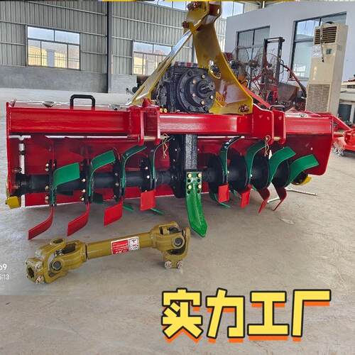 农用开垦刀旋耕机翻土耕地开荒用碎土加固板式旋耕机农用拖拉机带