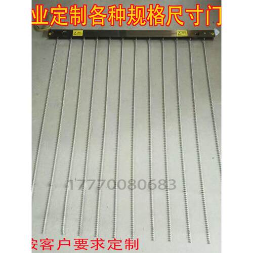 厂家直销防静电门帘304不锈钢珠帘静电消除挂帘工业用导静电门帘
