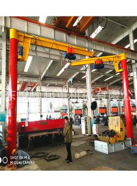 价格独臂吊1T500公斤吨移动式旋转悬臂吊轻小型电动装卸定柱式