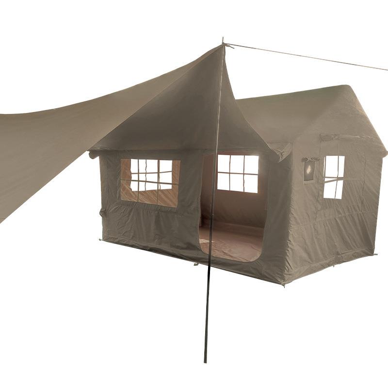 充气帐篷户外野营过夜大型超大自动折叠便携式小屋防雨露营装备