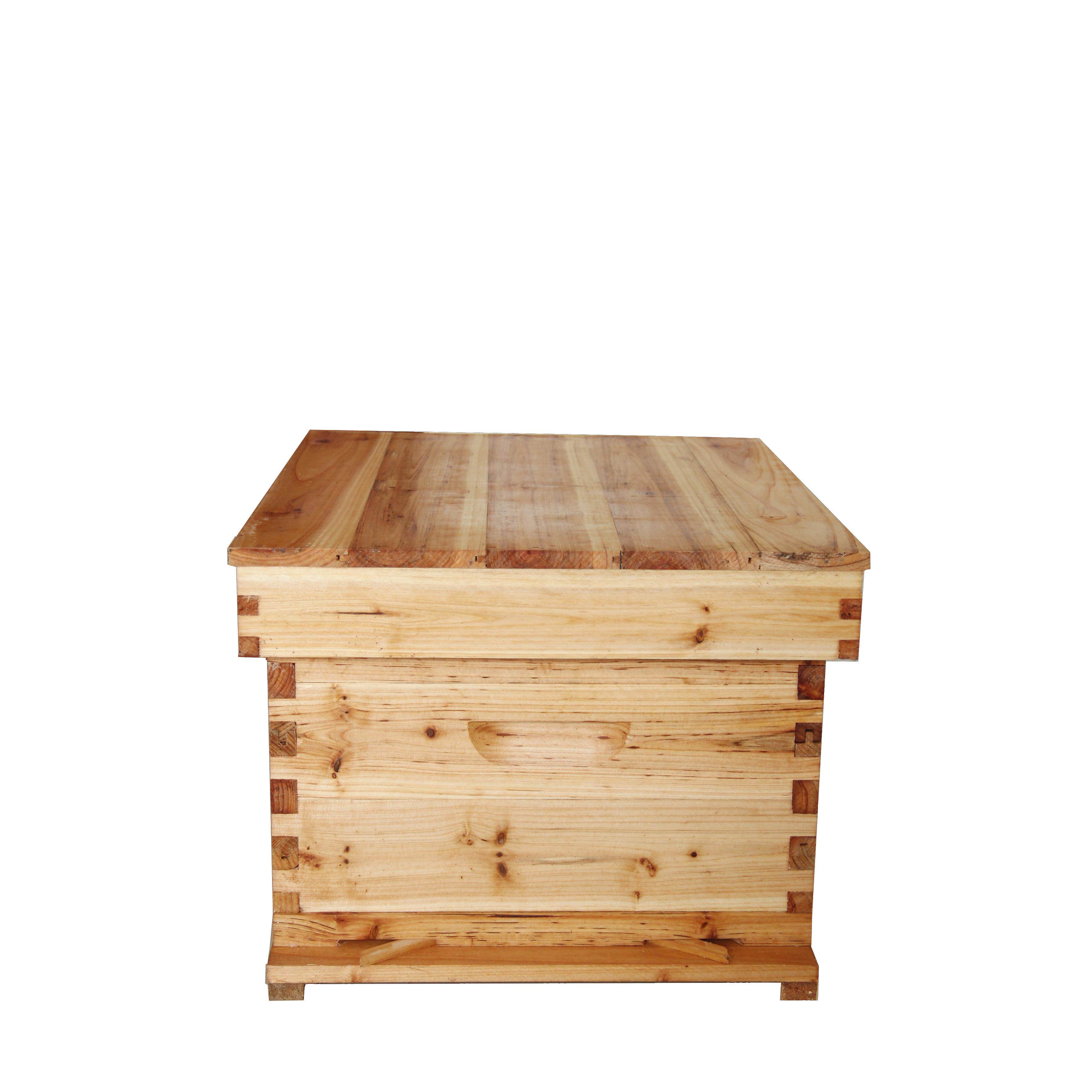 华亚蜂具标准十框型51*41杉木中蜂意蜂蜂箱养蜂蜂具
