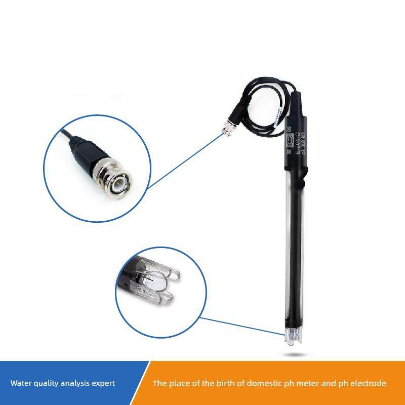 上海雷磁PH覆合电极E-201-C E-301-F型65-1-C等实验室PH计探头