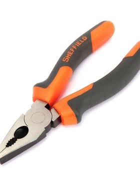 钢丝钳铬钒钢S045003断线钳老虎钳省力工业级钢盾