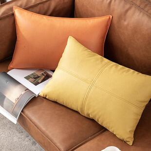 高级感沙发抱枕长方形客厅卧室车载通用靠垫现代简约腰枕睡觉专用