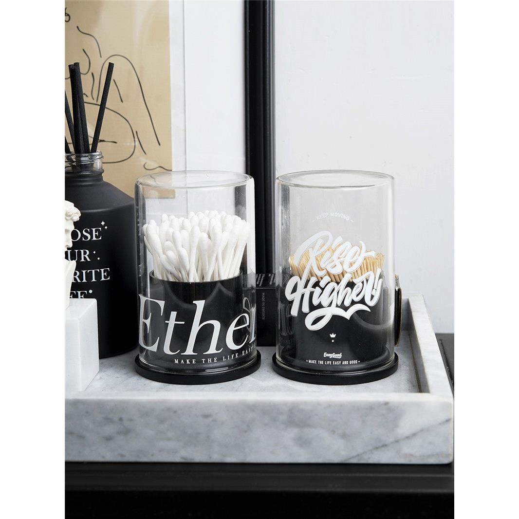 Easygood简约北欧不锈钢摆件创意牙签筒牙签盒收纳棉签筒棉签罐,收纳整理,牙签筒,淘宝优惠券,粉丝福利购,淘宝优惠卷