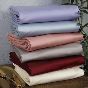 尾单加厚800根1000根纯棉贡缎纯色100棉贡缎柔软素色床单正品