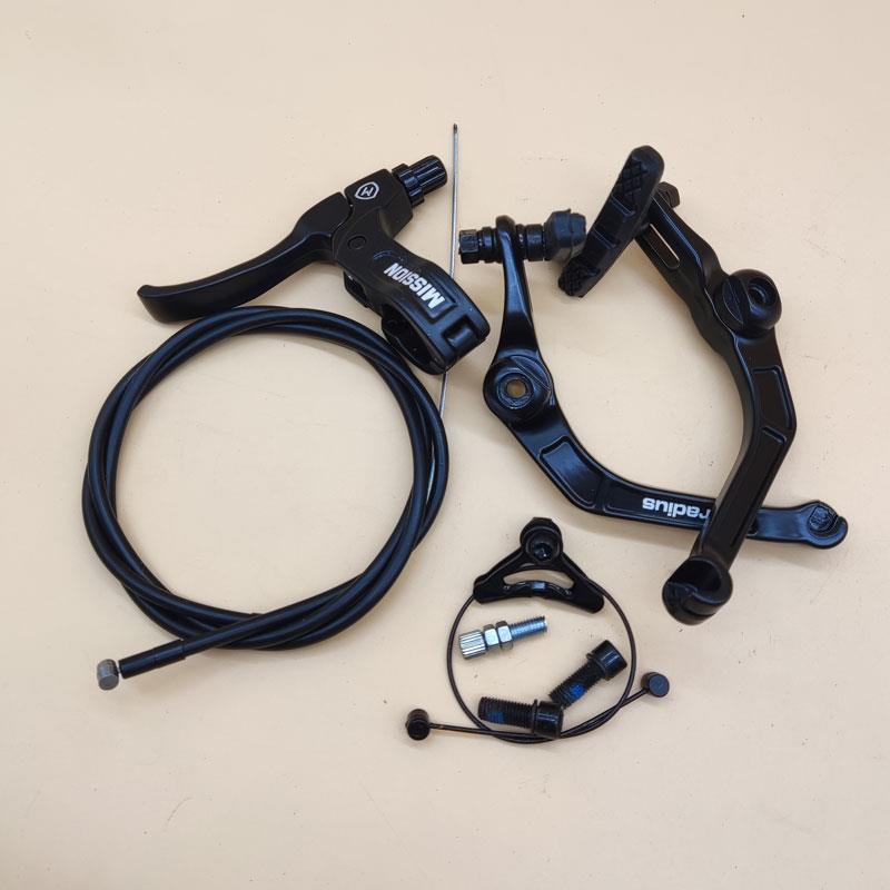 bmx小轮车后刹车整套 表演车刹车线 后刹车套装 特技自行车刹车