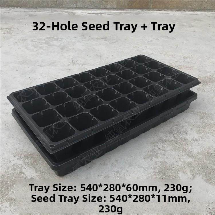 林木育苗加深穴盘加接水盘防漏水蔬菜多肉育苗播种种植盒育苗盒