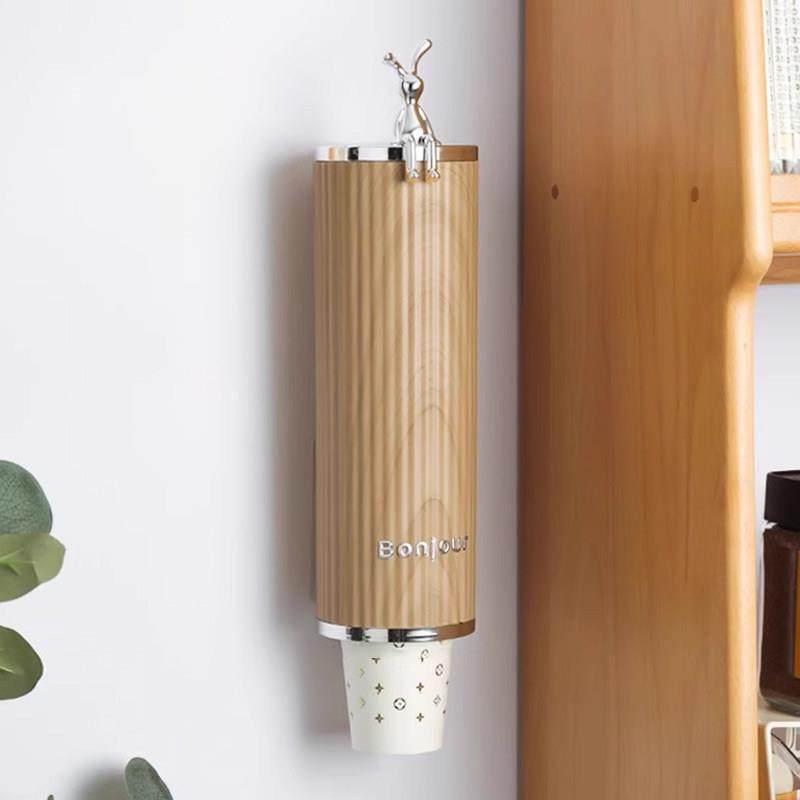 木纹一次性杯子取杯器壁挂式纸杯架放水杯神器置物架饮水机杯架子,家庭/个人清洁工具,杯架,淘宝优惠券,粉丝福利购,淘宝优惠卷