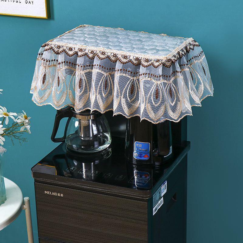 布艺茶吧机盖巾防尘罩方形盖布通用饮水机顶部防晒套可定做水桶套