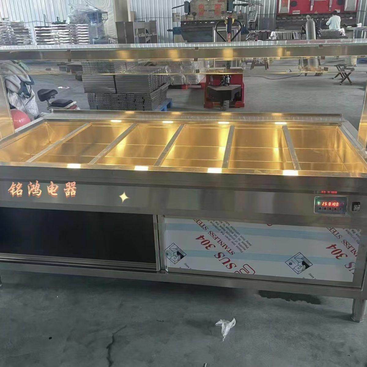 定制保温售饭台快餐车不锈钢电加热控温玻璃罩商用小碗食堂蒸菜台,厨房电器,保温台/快餐台/售饭台/热餐机,淘宝优惠券,粉丝福利购,淘宝优惠卷