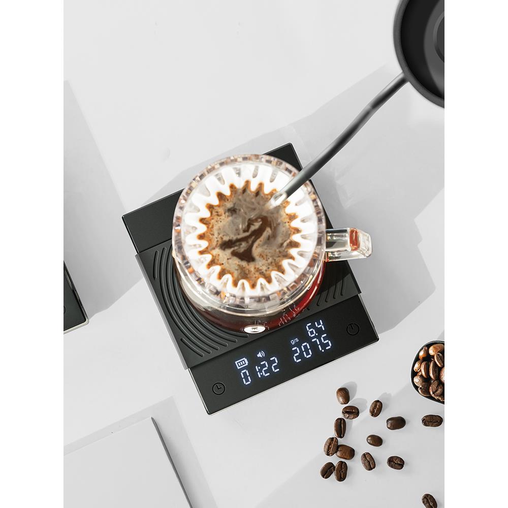 泰摩 黑镜BASIC2/MINI手冲咖啡电子秤意式浓缩家用电子称 DUO双秤