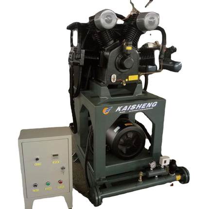 供应3.6m3立式空压机PET吹瓶注塑45kw高压空压机