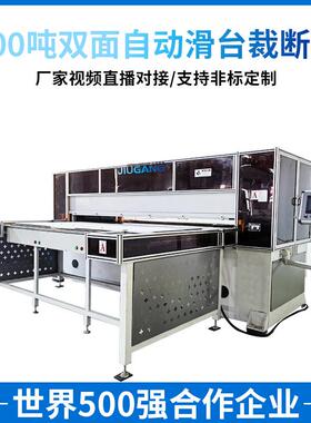 EVA拼图爬爬垫地垫裁断机珍珠棉下料机300吨双面自动滑台裁断机
