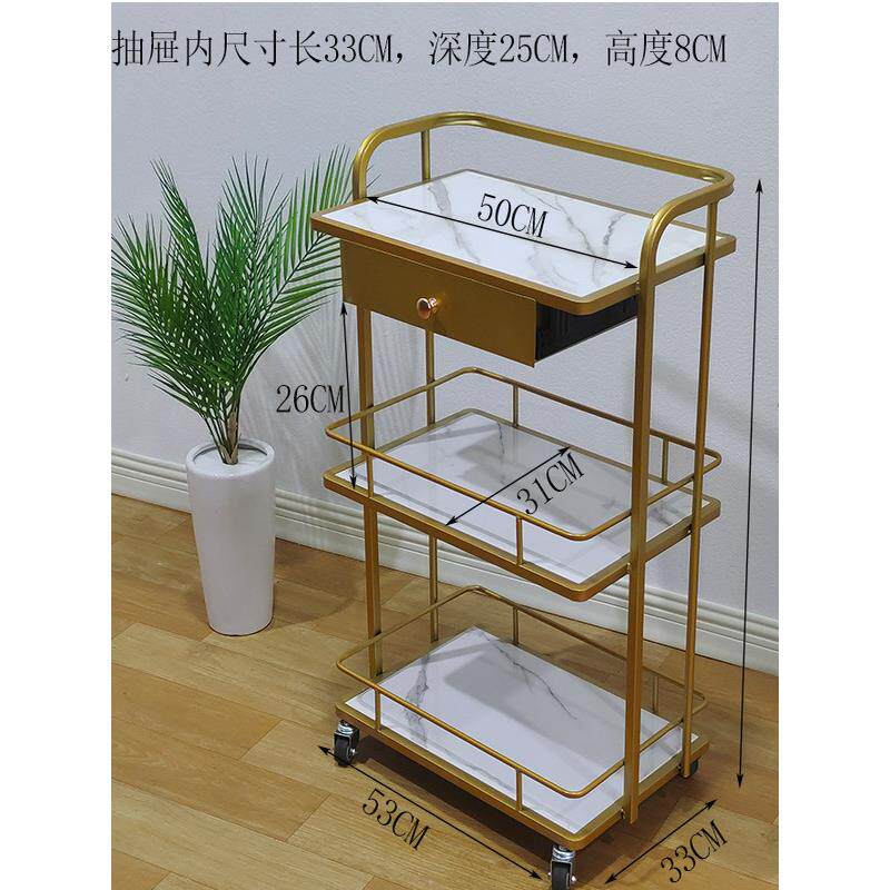 美容车小推车轻奢美容院仪器小推车专用小气泡拔罐皮肤管理置物架