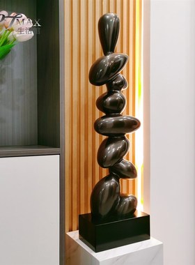 客厅摆件高级感玄关装饰品雕塑工艺品H电视柜轻奢抽象会所酒店摆