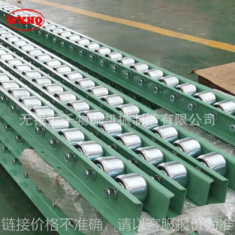 W5750P流利条无动力卸货神器滑轮滑轨货架轨道下货滑梯滑道传送