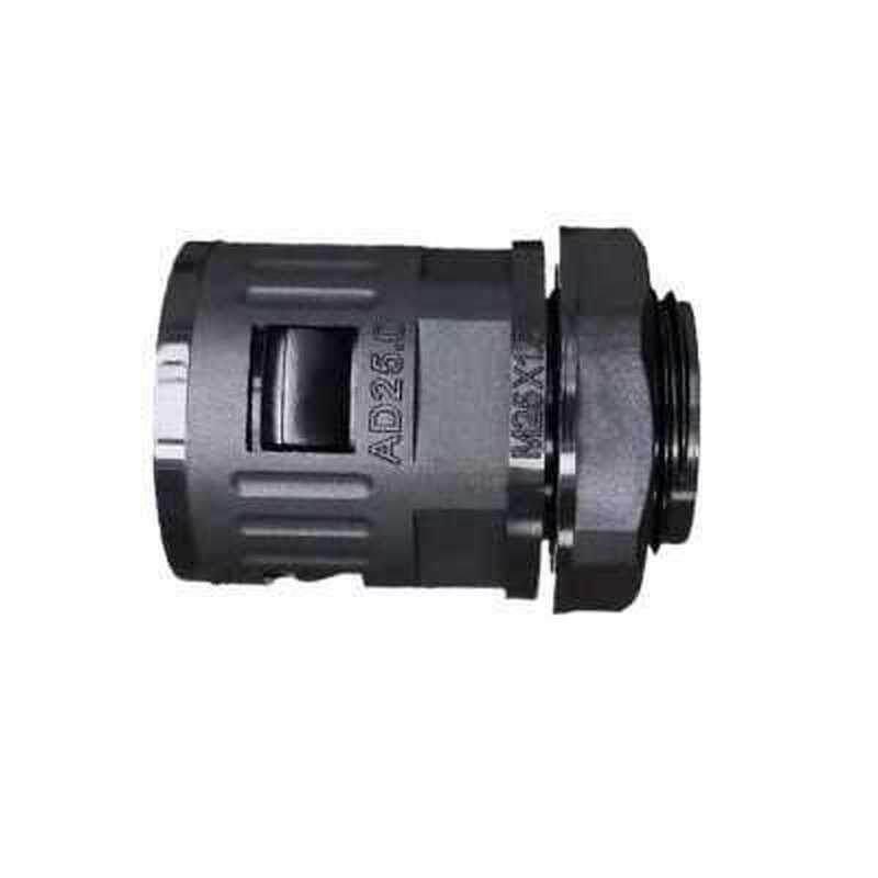 新品直销PA66塑料波纹线接头软管穿管管接A头D浪Q管Y快速接头外螺