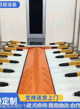 喷涂装流水线 RYL双工位自动喷室涂 吊粉装喷涂设备 流水线
