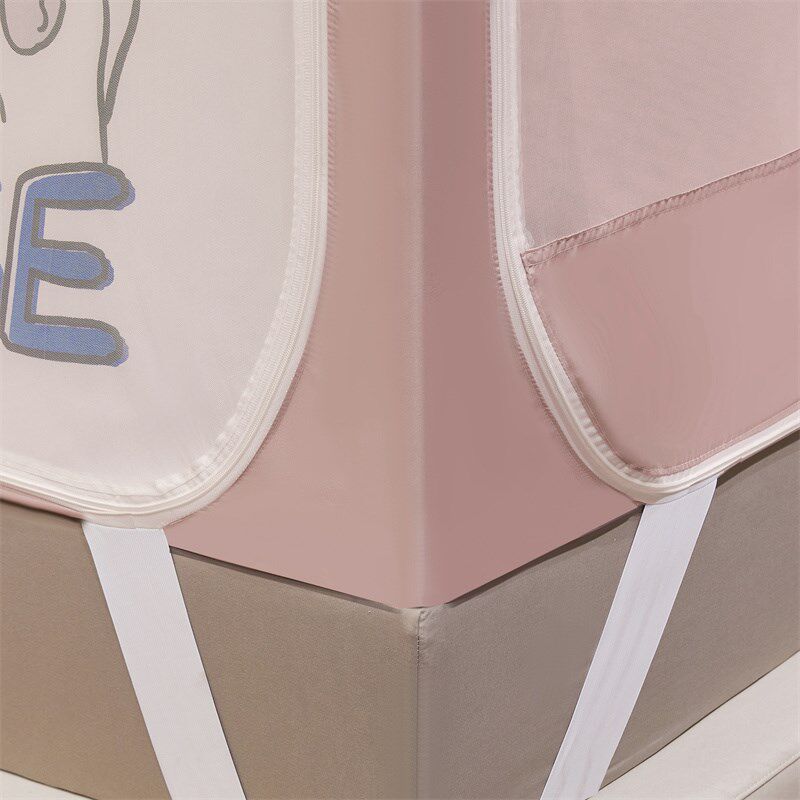 全底儿童蚊帐防摔蒙古包家用宝宝公主床F上帐篷2024年新款遮光床