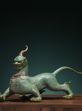 京铜纯铜貔貅镇宅招财摆件玄关客C厅桌面家居装饰品办公室工艺礼