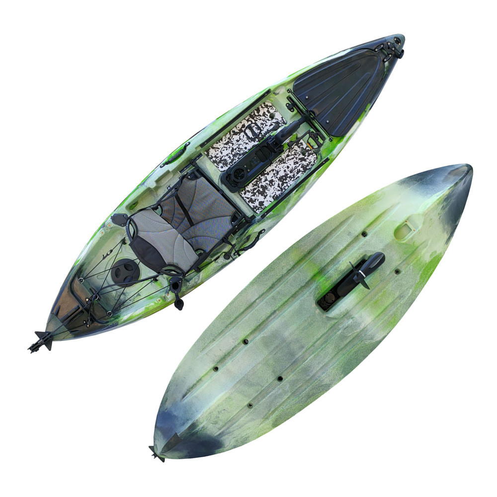 34T电动马达艇动力艇皮划艇单人艇钓鱼艇休闲艇