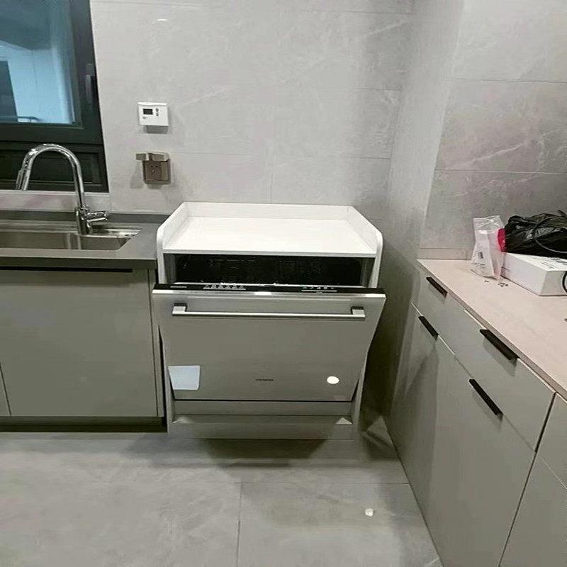 今日特价厨房置物架放嵌入式大洗碗机柜消毒柜蒸烤箱微波炉柜储物