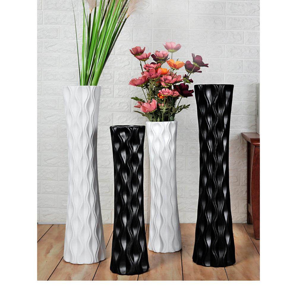 休闲陶瓷大花瓶现代时尚白色创意绢花客厅装饰欧式干花地板花器,家居饰品,花瓶,淘宝优惠券,粉丝福利购,淘宝优惠卷