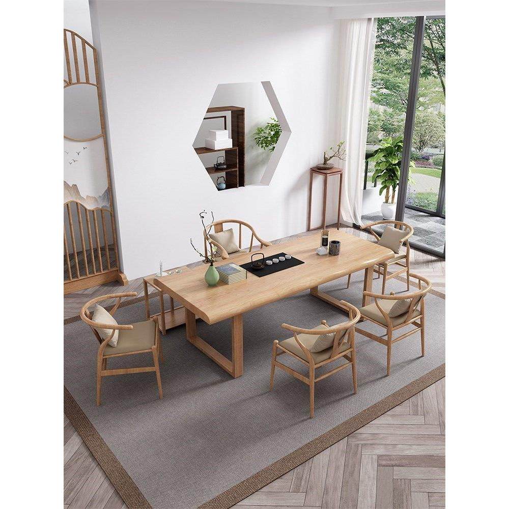 实木茶桌椅组合简约现代新中式功夫泡茶桌茶台禅意家用茶几喝茶桌,住宅家具,茶几,淘宝优惠券,粉丝福利购,淘宝优惠卷