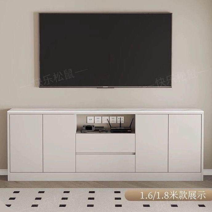定制电视柜客厅长条电视柜实木超窄小户型高款落地式家用岩板地柜,住宅家具,电视柜,淘宝优惠券,粉丝福利购,淘宝优惠卷
