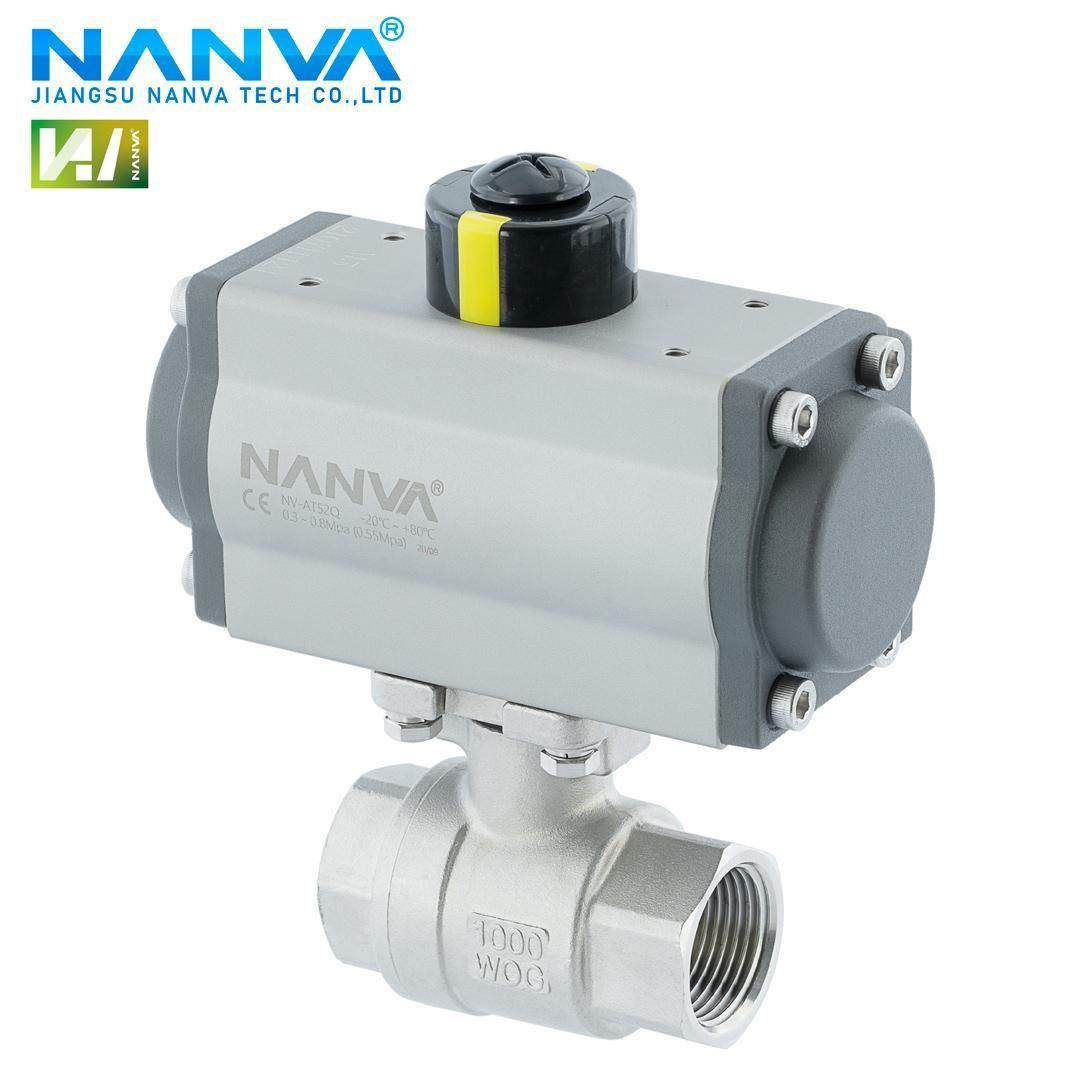 新款气动不锈钢304两片式内螺纹丝口球阀高平台二片式丝扣球现货,五金/工具,球阀,淘宝优惠券,粉丝福利购,淘宝优惠卷