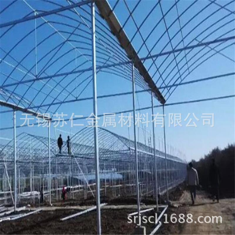 玻璃温室大棚骨架配件全套推拉移门 家用养殖种植猪鸡舍钢架配件