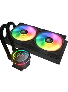 伽3493 天吴T5 40/3620 一体水冷CPU水冷散骨热器支持1式3代CPU风