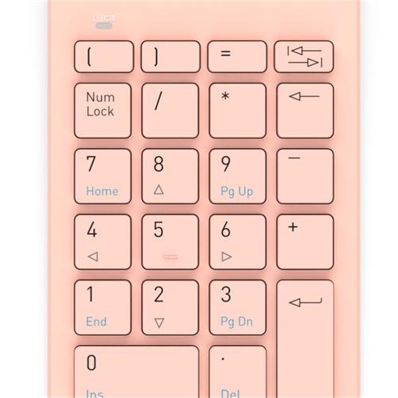 千业B038蓝牙无线迷你数字键盘 会计收银出纳财务2.4G无线键盘