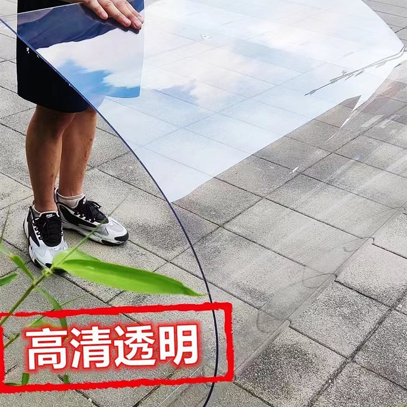 三轮车挡风玻璃电动车前塑料高清透明电瓶车车棚快递车摩托车挡雨