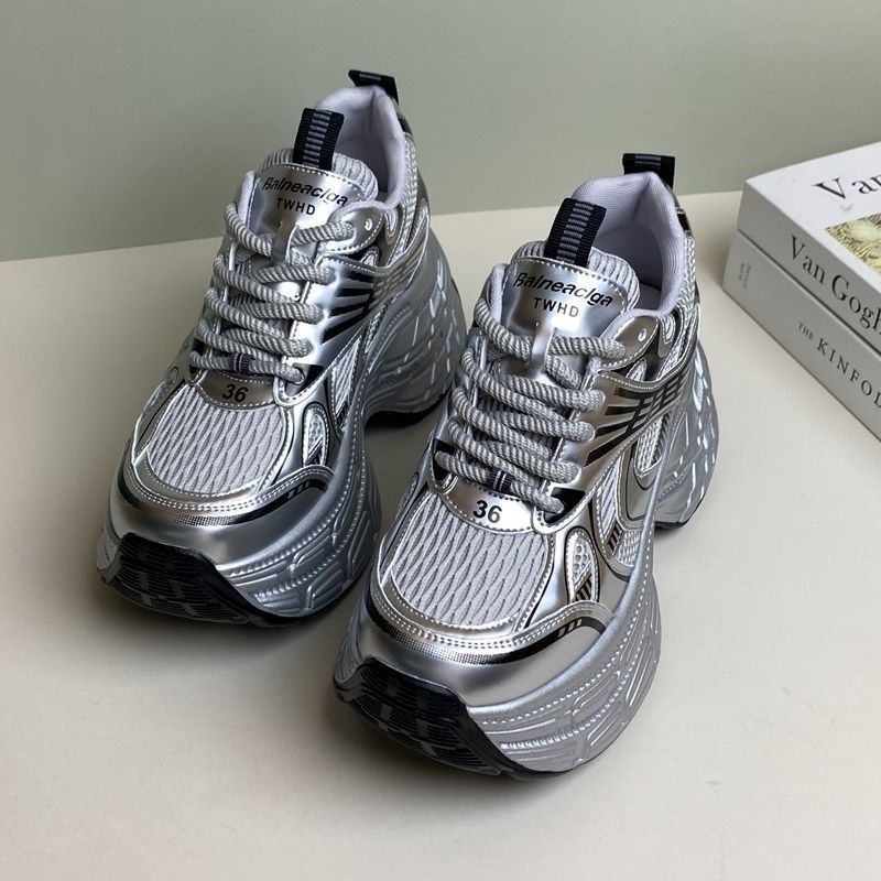 女鞋内增高9cm老爹鞋女款2025夏季新款鞋子夏季新款运动鞋休闲鞋