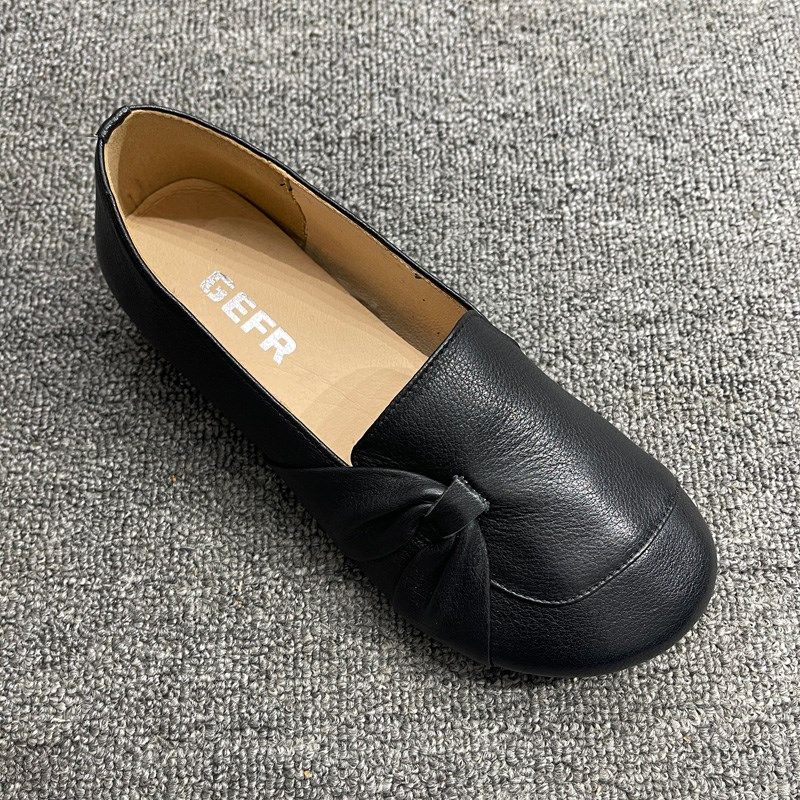 真皮软底妈妈鞋软面牛筋底女鞋2025夏季新款女式单鞋中老年闰月鞋