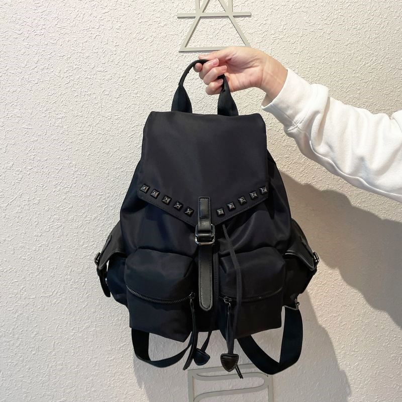 韩版牛津布双肩包女2025新款时尚外出旅行女士背包大容量防水轻便